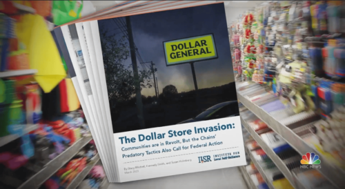 NBC Nightly News Dollar Stores Invasion Report Slide